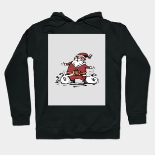 Santa Cash illustration Hoodie